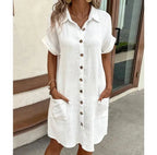Camille - Vestido Camisero de Muselina