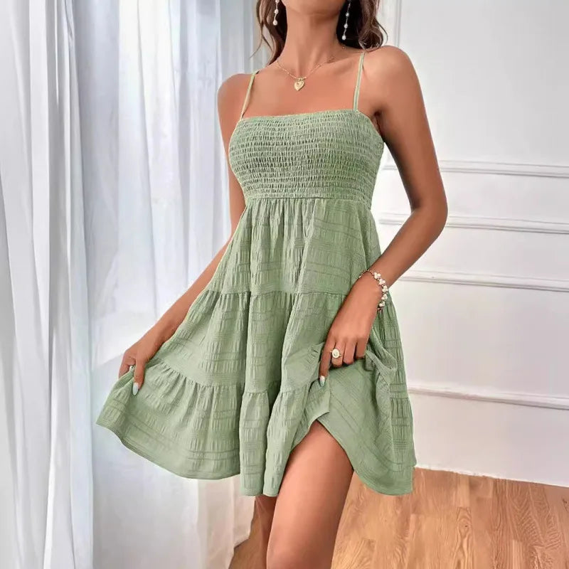 Soleil - Vestido de Tirantes con Escote Halter